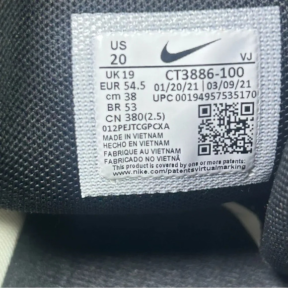 NEW Nike Metcon 4 White Weight Lifting Sneaker Gym Training Shoes Mens Size 20 - Picture 9 of 10